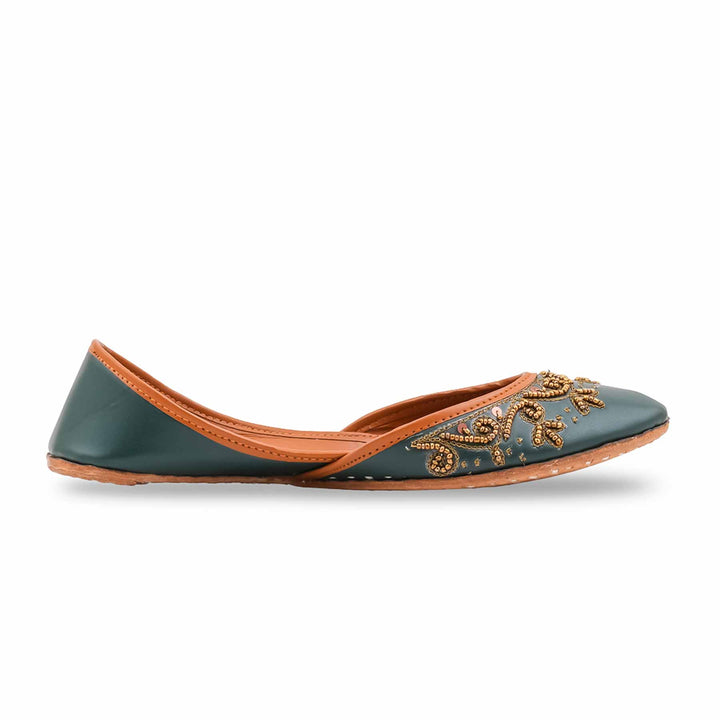 Green Fancy Khussa EC8632