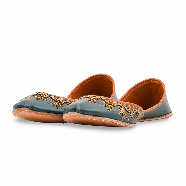 Green Fancy Khussa EC8632
