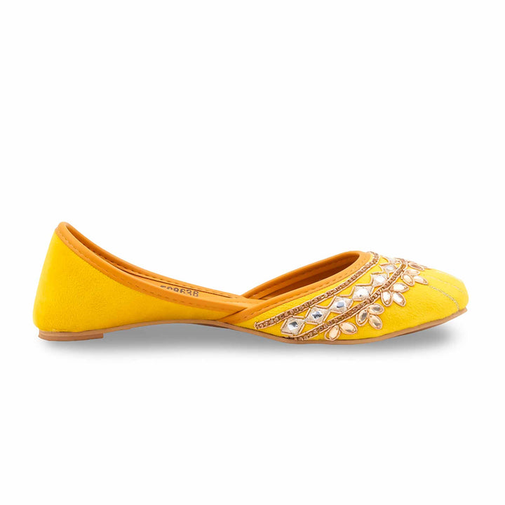 Yellow Fancy Khussa EC8636