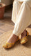 Yellow Fancy Khussa For Ladies EC8638