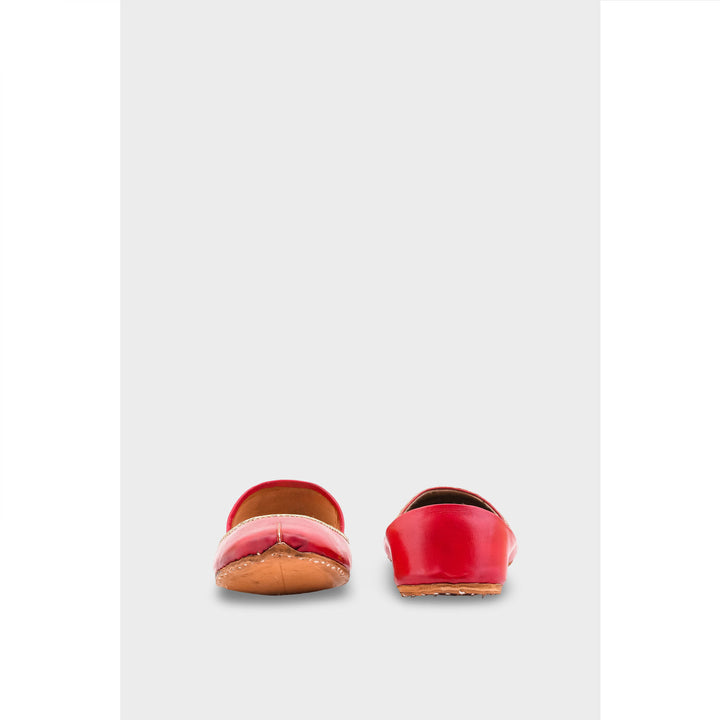 Red Leather Khussa EC8657