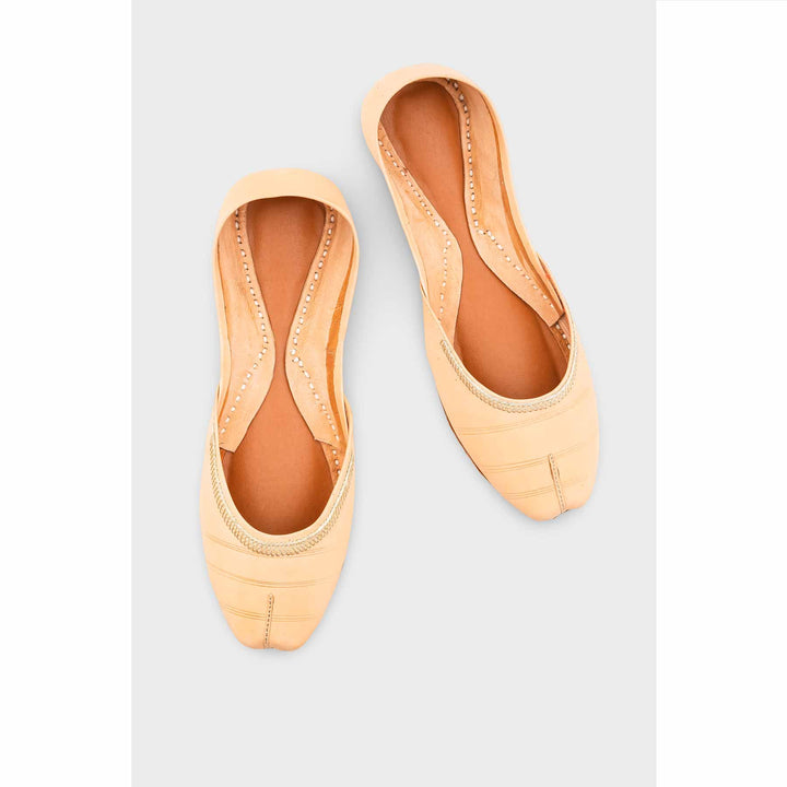 Fawn Leather Khussa EC8657
