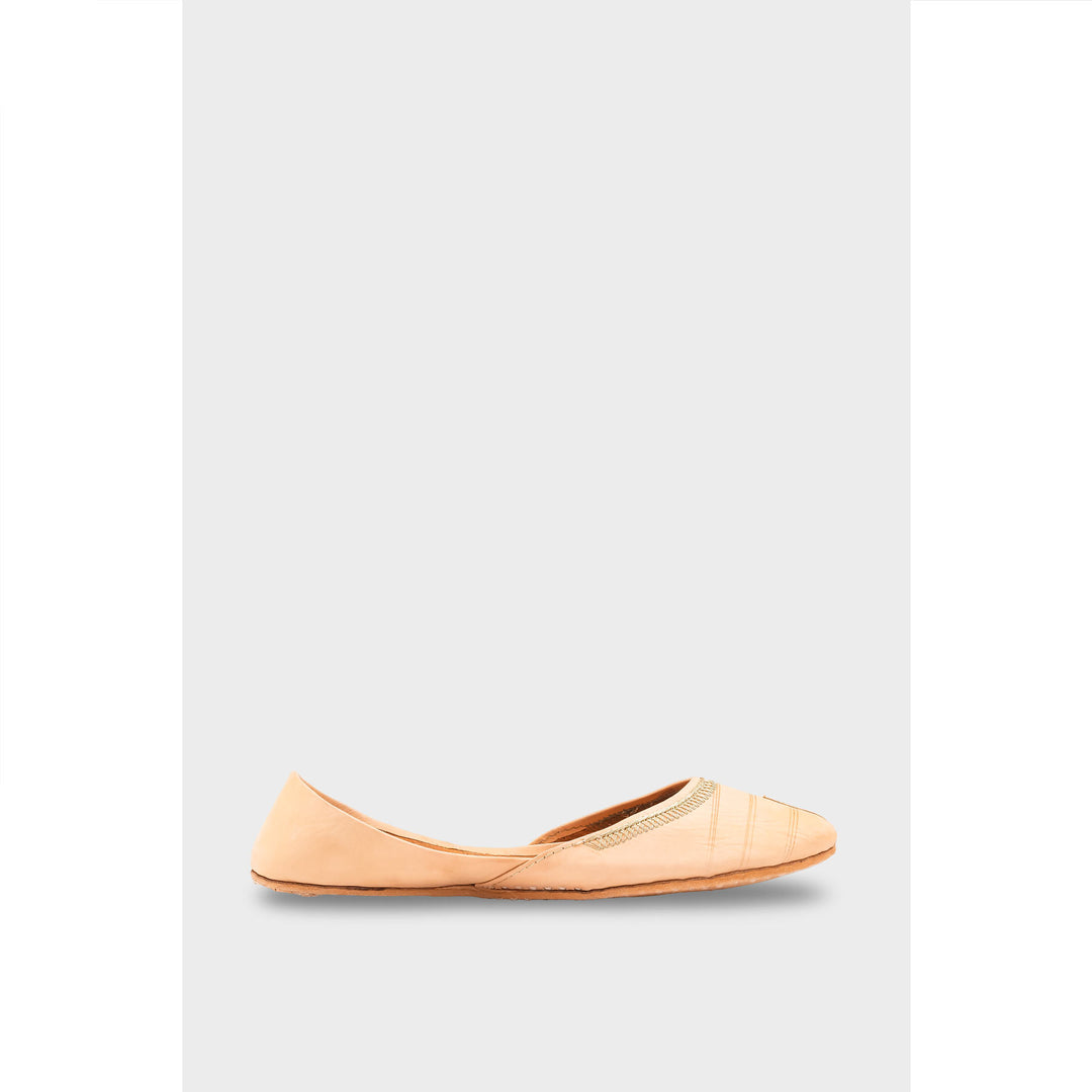 Fawn Leather Khussa EC8657