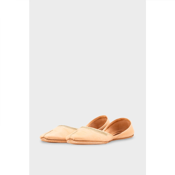 Fawn Leather Khussa EC8657