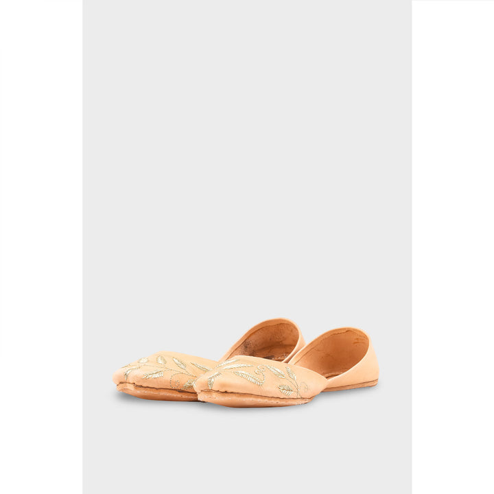 Fawn Leather Khussa EC8658