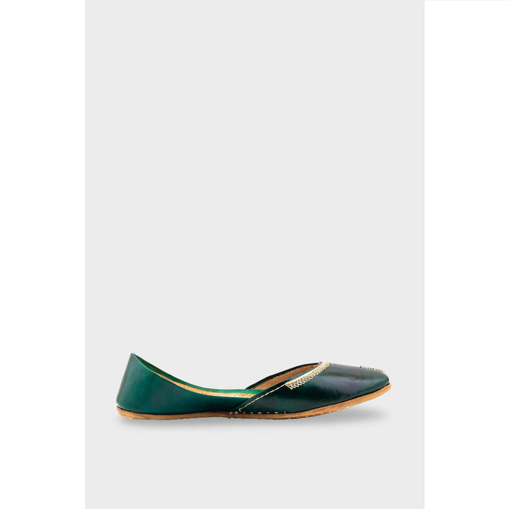 Green Ethnic Khussa EC8667