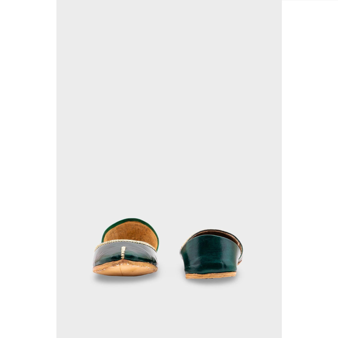 Green Ethnic Khussa EC8667
