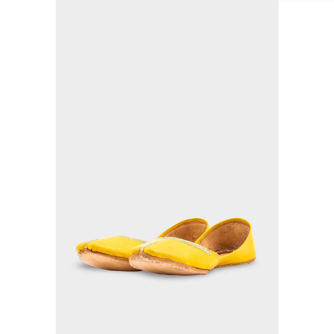 Yellow Ethnic Khussa EC8667