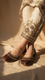 Brown Leather Khussa For Ladies EC8669