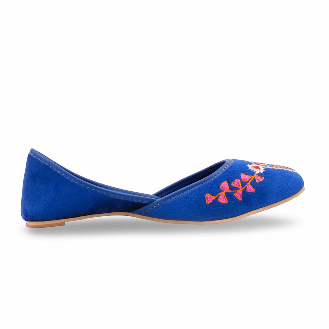 Blue Ethnic Khussa For Women EC8688