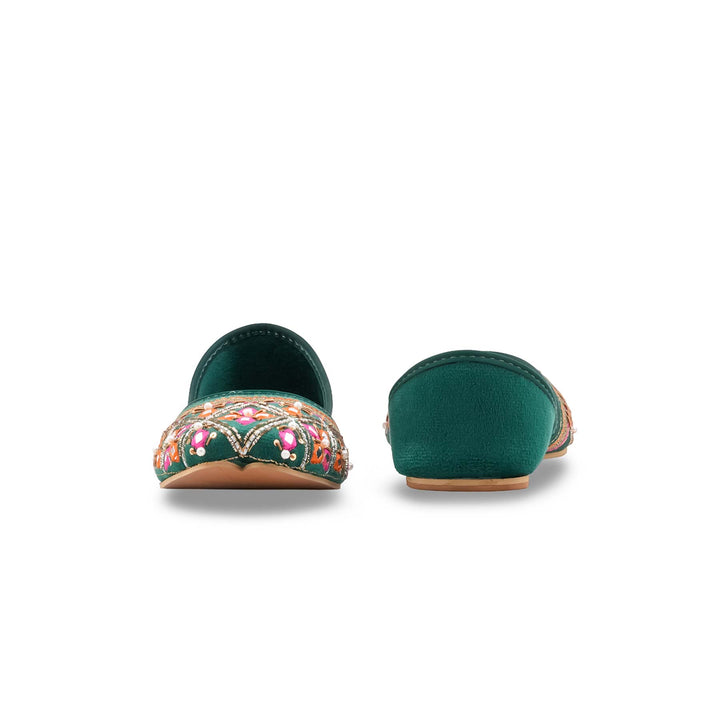 Green Fancy Khussa EC8690
