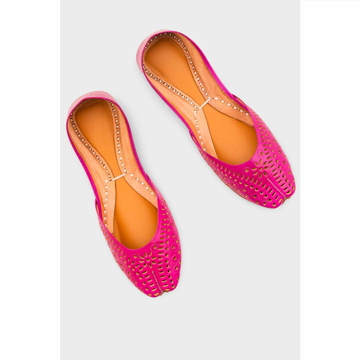 Mejunda Leather Khussa For Women EC8713