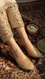 PISTAGREEN Leather Khussa For Women EC8765