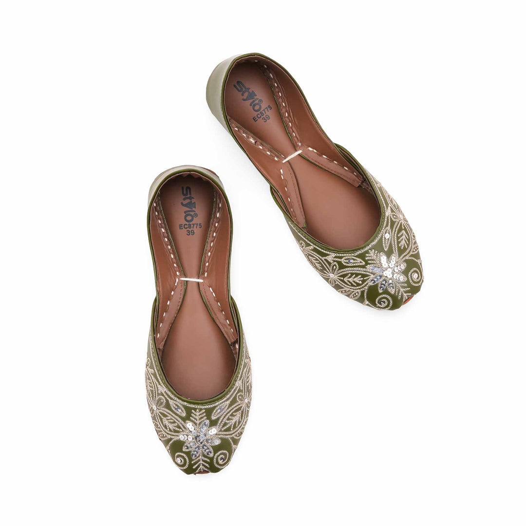 Mehndi Fancy Khussa For Women EC8775