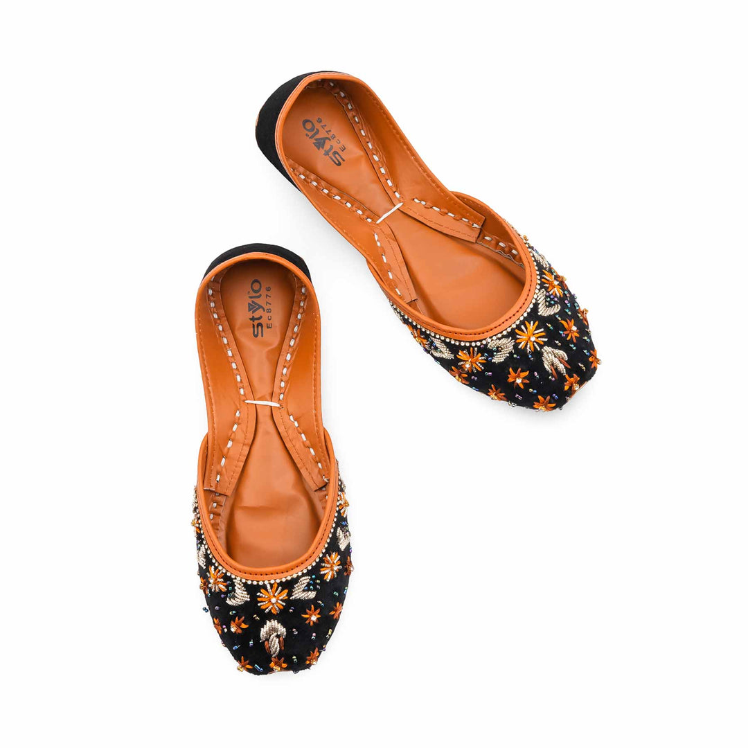 Black Fancy Khussa EC8776