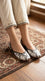 Black Ethnic Khussa For Women EC8778