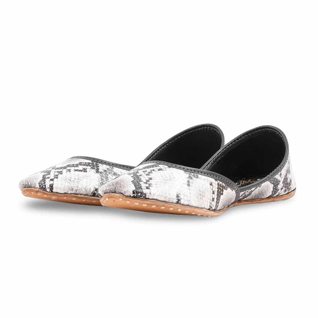 Black Ethnic Khussa For Women EC8778