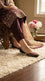 Maroon Fancy Khussa For Ladies EC8788