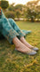 Grey Ethnic Khussa For Women EC8825