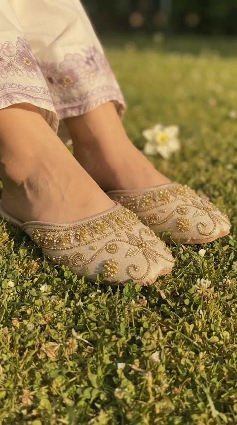 Fawn Ethnic Khussa For Women EC8844