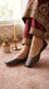 Coffee Leather Khussa For Women EC8868
