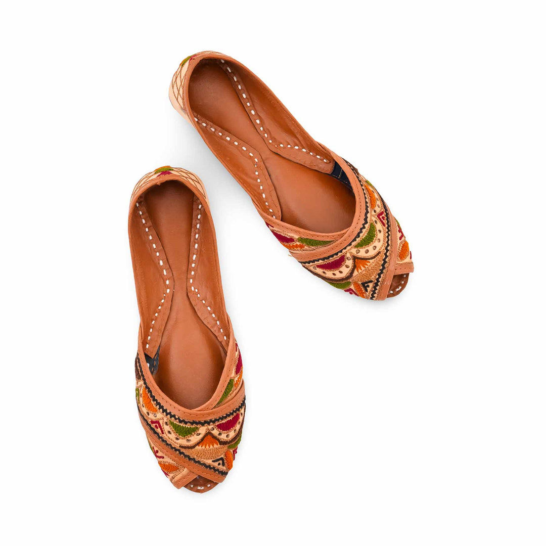Multy Leather Khussa For Women EC8871