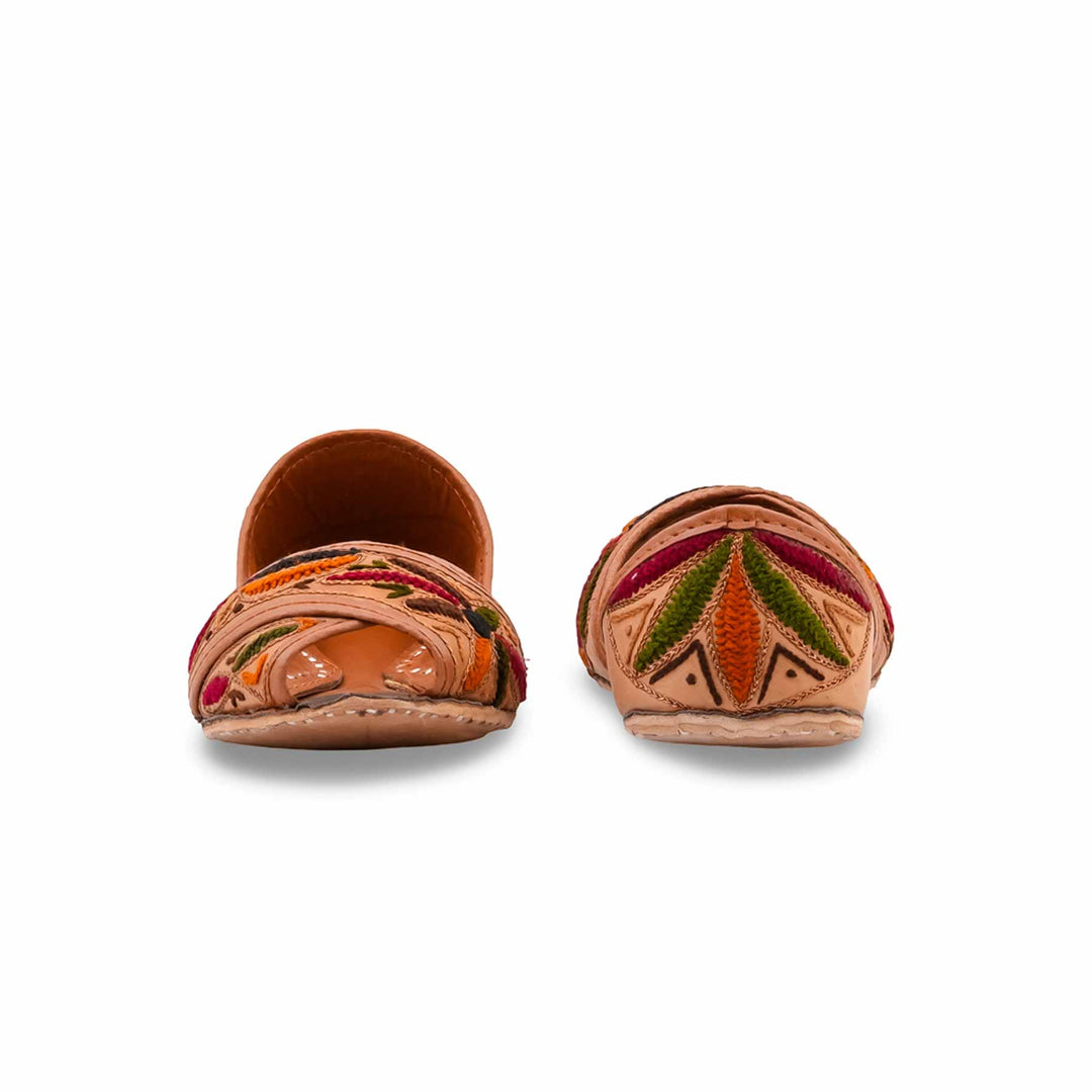 Multy Leather Khussa For Women EC8872