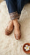 Brown Leather Khussa For Women EC8877
