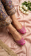 Pink Leather Khussa For Women EC8879