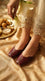 Coffee Leather Khussa For Women EC8882