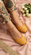 Yellow Leather Khussa For Women EC8889