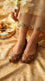 Brown Leather Khussa For Women EC8890