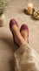 Pink Leather Khussa For Women EC8895