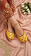 Yellow Leather Khussa For Women EC8896