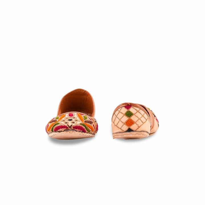 Multy Leather Khussa For Women EC8899