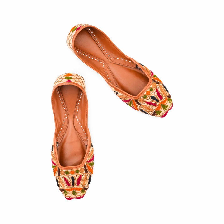 Multy Leather Khussa For Women EC8909