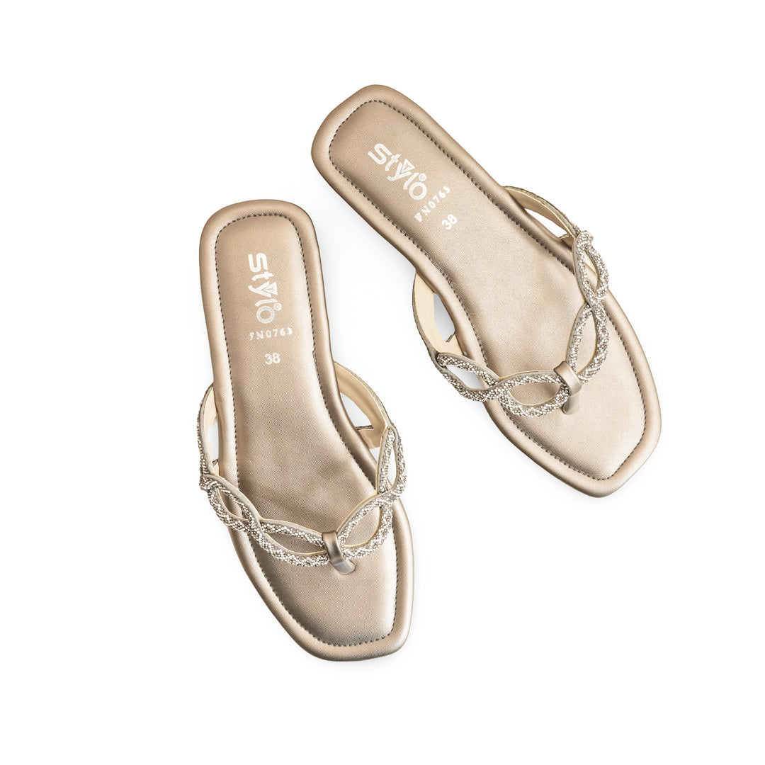 Grey Fancy Chappal FN0763