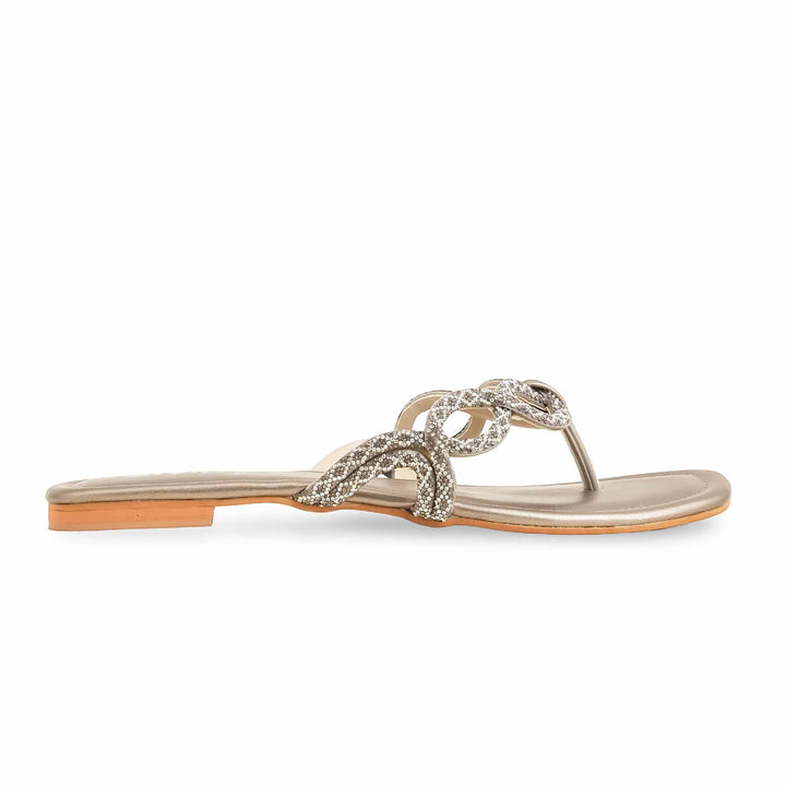 Grey Fancy Chappal FN0763