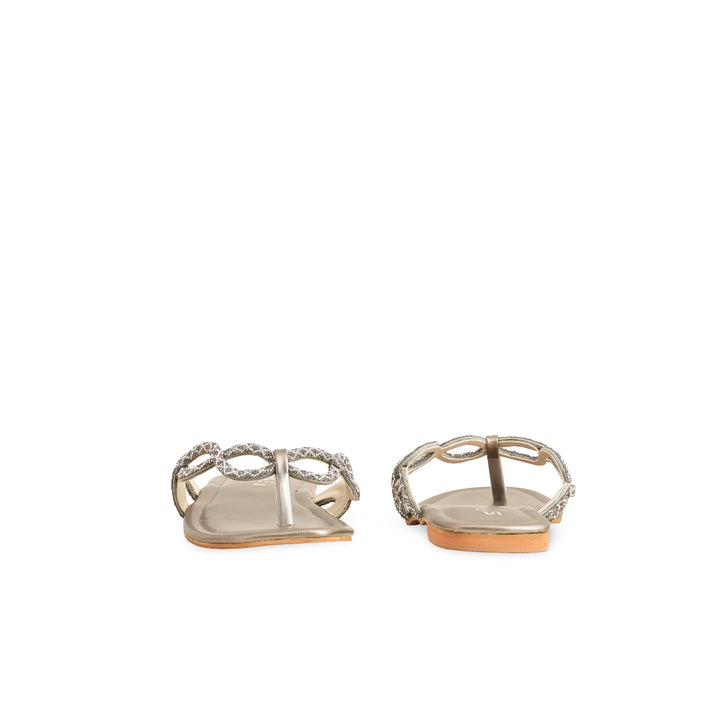 Grey Fancy Chappal FN0763