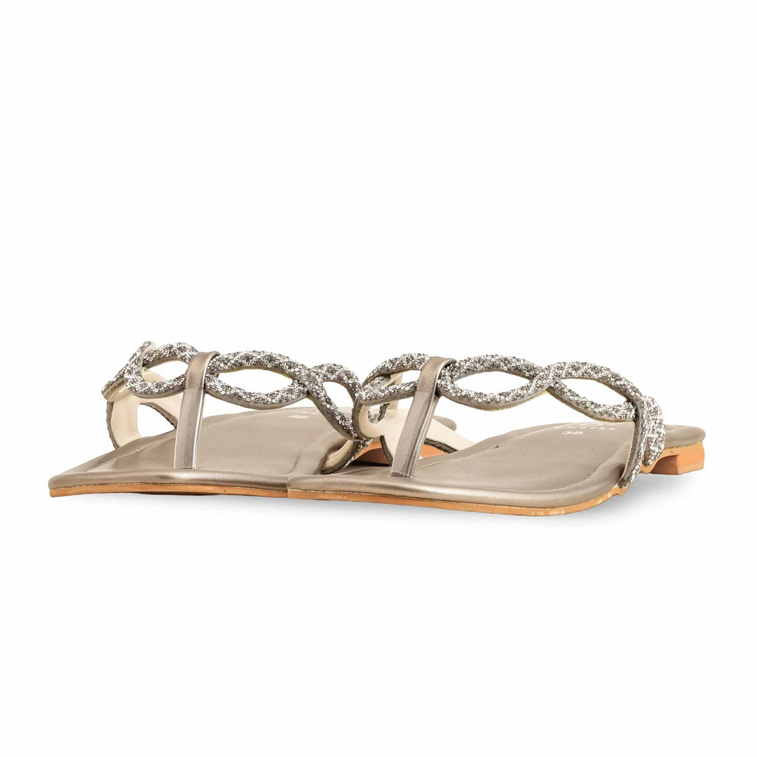 Grey Fancy Chappal FN0763