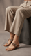 Peach Fancy Chappal FN0765