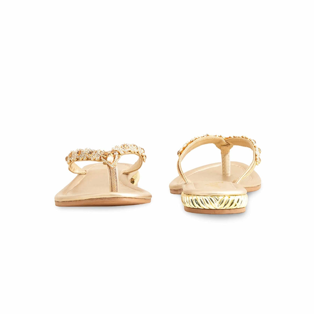 Golden Fancy Chappal FN0778