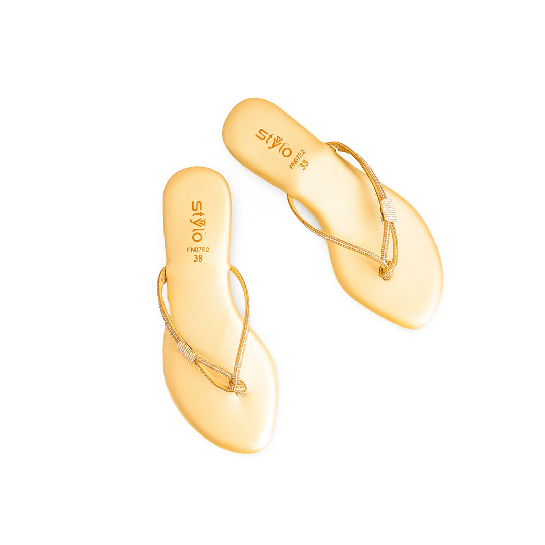 Golden Fancy Chappal FN0782