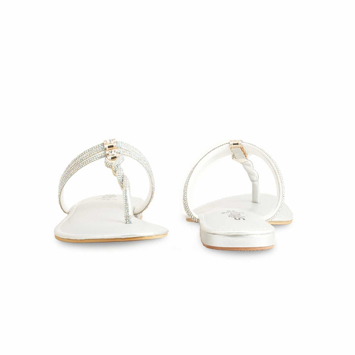 Silver Fancy Chappal FN0785
