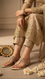 Golden Fancy Chappal FN0788
