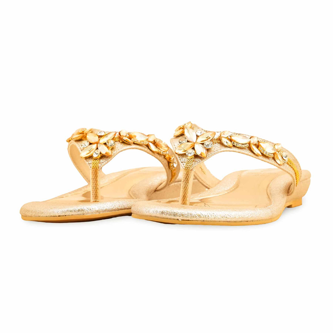 Golden Fancy Chappal FN0791