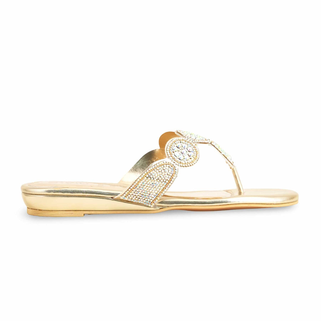 Golden Fancy Chappal FN0792