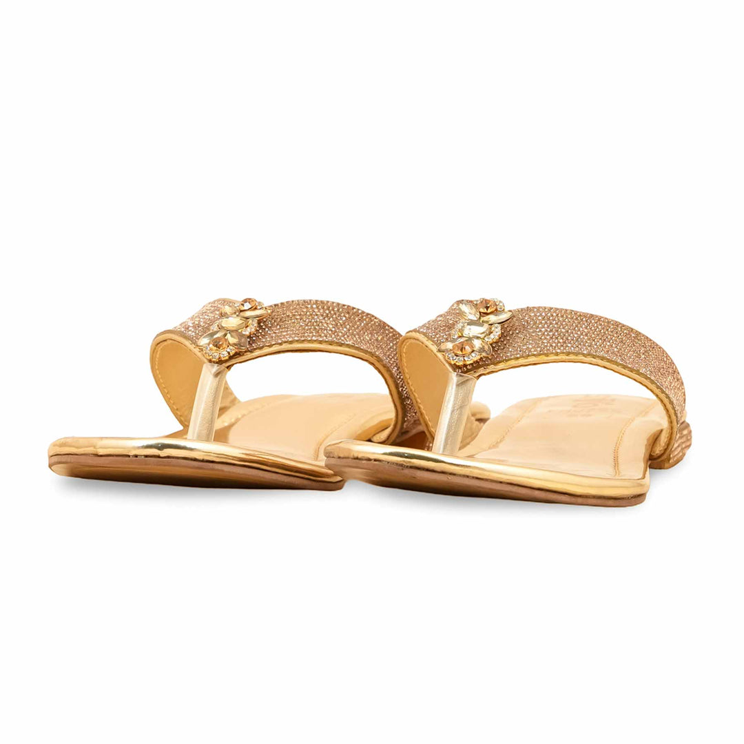 Golden Fancy Chappal FN0799