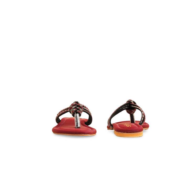 Maroon Fancy Chappal FN0808
