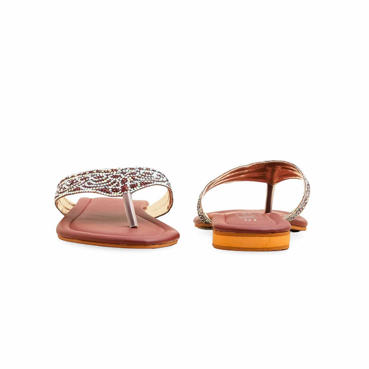 Maroon Fancy Chappal FN0820